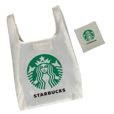 Full-Color Folding Tote Bag with Pouch