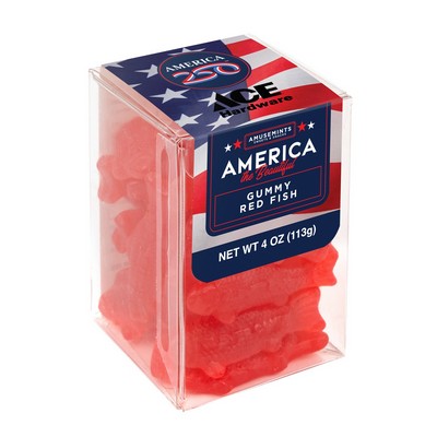 America 250- Short Acetate-Gummy Red Fish