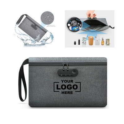 Waterproof Deposit Money Bag Zipper Valuables Pouch