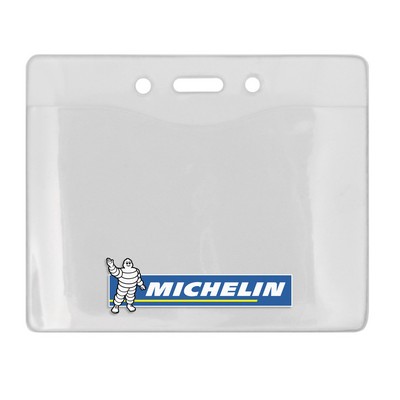 Holder - Horizontal - Gov't Size-Slot & Chain Holes: OUTER- 4.12" X 3.37" INSERT- 3.95" X 2.75"