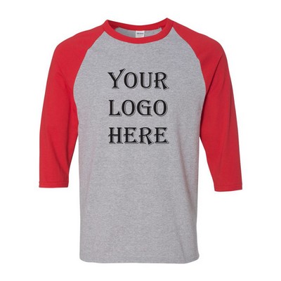 Gildan® Heavy Cotton™ Raglan Three-Quarter Sleeve T-Shirt