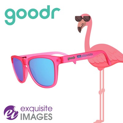goodr® OG Flamingos on a Booze Cruise Sunglasses