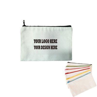 Blank DIY Craft Canvas Pencil Case