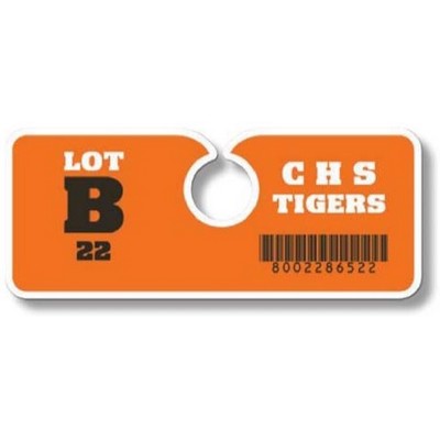 Small Bowtie Parking/Hang Tag/Door Hanger - Laminated (5" X 2")