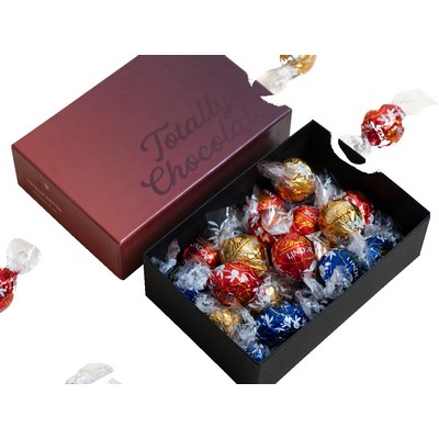 Lindt Moments: 12-Piece Lindor Truffle Gift Set with Luxury Custom Packaging