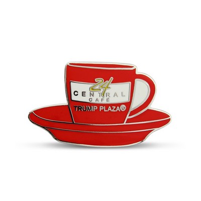 Brass Imitation Cloisonné Lapel Pins