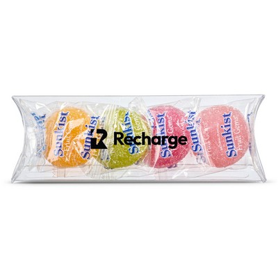 5" Pillow Box of Invidually Wrapped Sunkist Fruit Gems