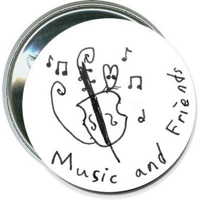 Music - Music and Friends - 2 1/4'' Round Button