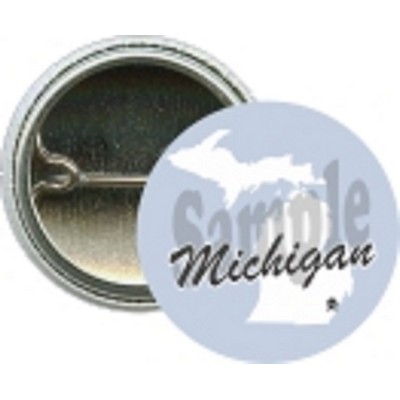 States - Michigan, 1 - 1'' Round Button