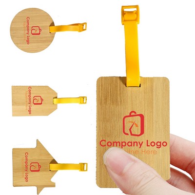 Outbound Bamboo Luggage Tag