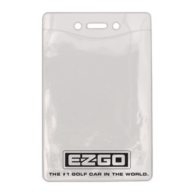 Holder - Vertical - Gov't Size-Slot & Chain Holes: OUTER- 3.00" X 4.70" INSERT- 2.75" X 4.25"