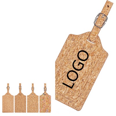 Cork Luggage Tag