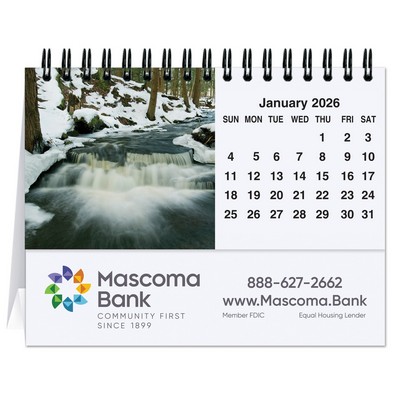 Waterways Water Tent Desk Calendar (5 13/16"x 4 ½")