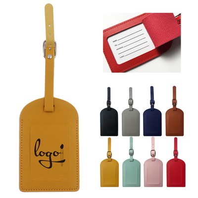 PU Vertical Luggage Tag
