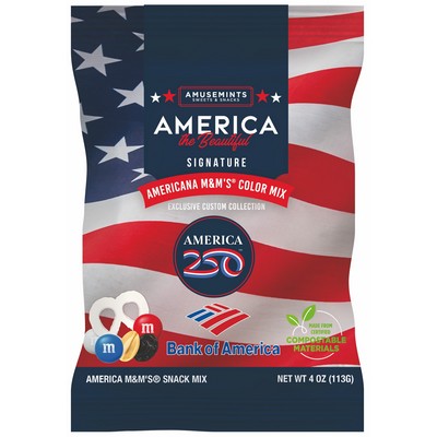 4oz. ECO- Digibag, America 250 M&M Snack Mix