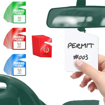 Parking Lot PVC Hang Tag 5'' x 3''