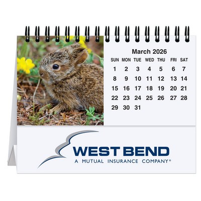 Fauna Tent Desk Calendar (5 13/16"x 4 ½")