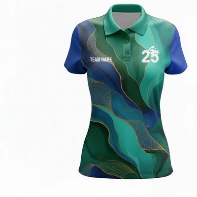 Women's Interlock Short Sleeve Polo 150 GSM