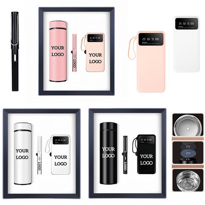 Power Bank, Tumbler, And Pen Gift Set In A Premium Gift Box