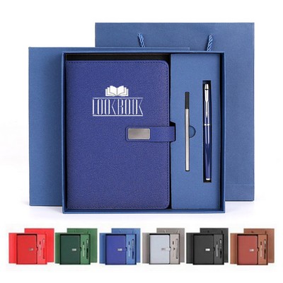 A5 Business Gift Set with Notebook Pen Refill