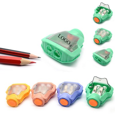 Spacecraft Shaped Double-hole Pencil Sharpener