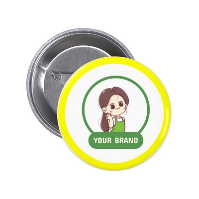 Round Badge Button Pin
