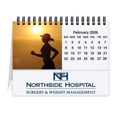 Active Lifestyle Tent Desk Calendar (5 13/16"x 4 ½")