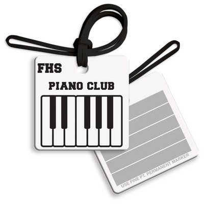 Small Square Bag & Luggage Tag - Spot Color