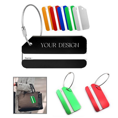 Aluminium Luggage Tag