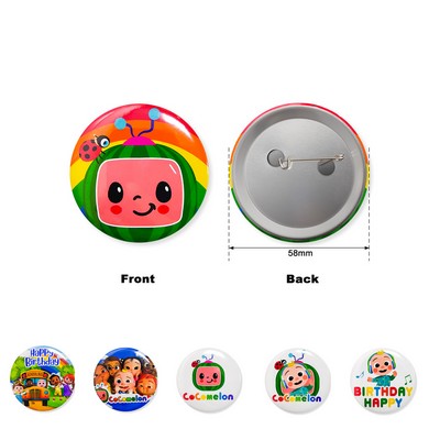 Custom Buttons - 2 1/4" Round, Pin-back