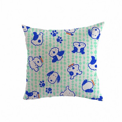 Customizable Velvet 2-in-1 Pillow Blanket (17.7x17.7 Inches) – Full-Color Printable