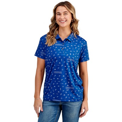 Short Sleeve Solid Polo Shirt W/Self Collar