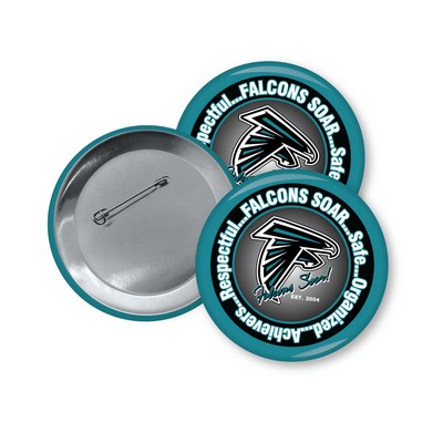 3" Round Custom Button (48 Hour Service)