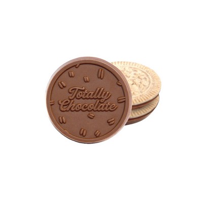 Mini Sugar Cookie with Custom Engraved Chocolate (1.75")