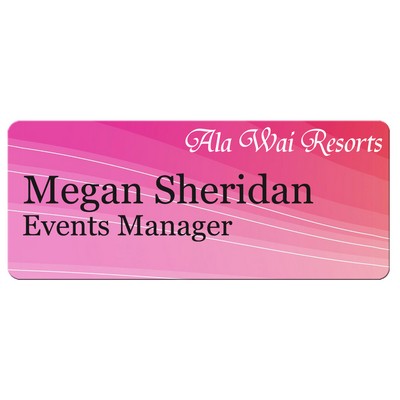 Badge - Laminated (3.25" X 1.625")