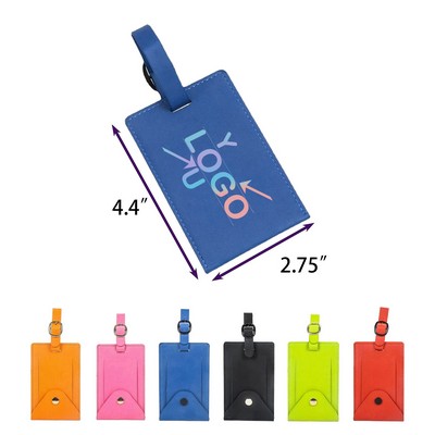 Leather Travel Bag Identification Tag