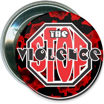 Awareness - Stop the Violence - 2 1/4'' Round Button