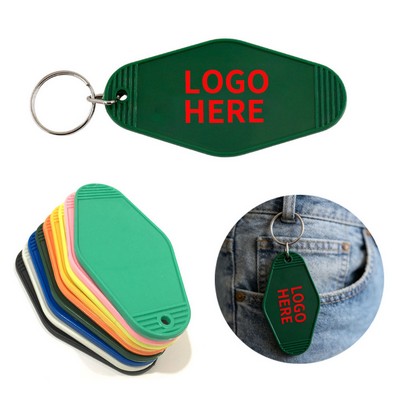 Retro Motel ABS Keychain