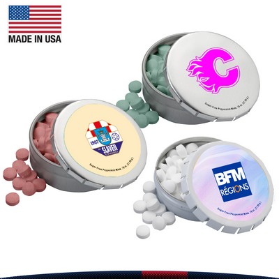 Herais Large Round Push Tin Mints