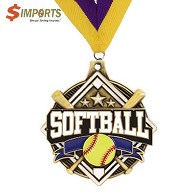 Soft Enamel Iron Medal (Simports)