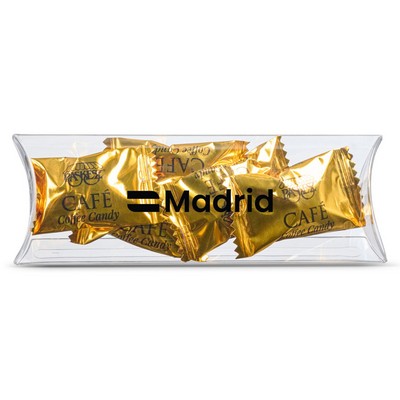 5 " Pillow Box of Invidually Wrapped Coffee Flavored Candy