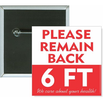 Event - Remain Back 6' - 2'' Square Button