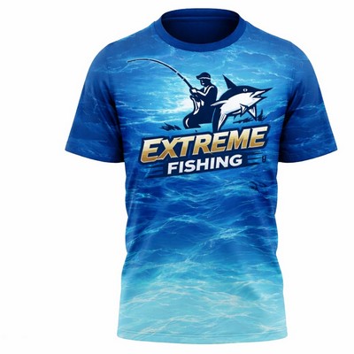 Unisex Sublimated Solar Protect Short Sleeve T Shirt 180GSM