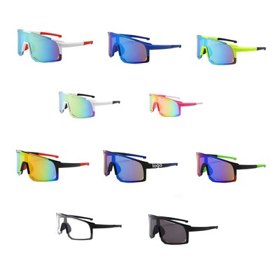Full-Frame Windproof Multicolor Sports Sunglasses