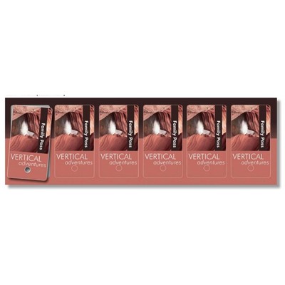 Key Tags - Laminated - 6 per sleeve - Tag Size (1.125" X 2.625") (Priced per tag)