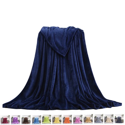 Cozy Flannel Fleece TV Blanket