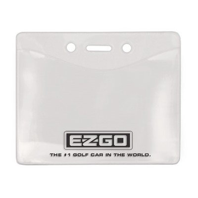 Holder - Horizontal - Slot & Chain Holes: OUTER- 3.65" X 2.97" INSERT- 3.45" X 2.40"