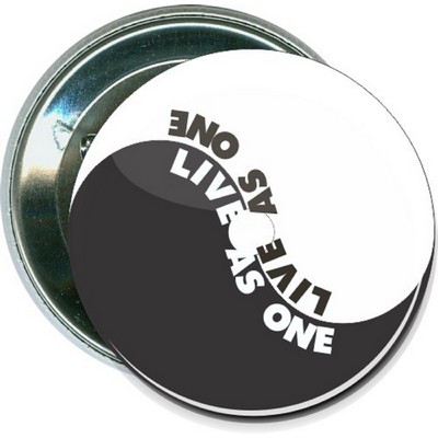 Causes - Live as One - 2 1/4'' Round Button