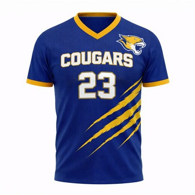 Men's Full Color Short Sleeve Soccer Jersey 160GSM