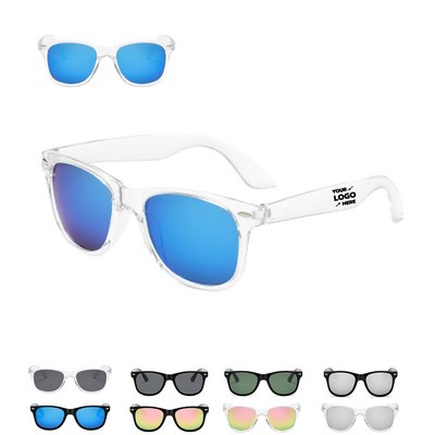 Crystalline Mirrored Sunglasses